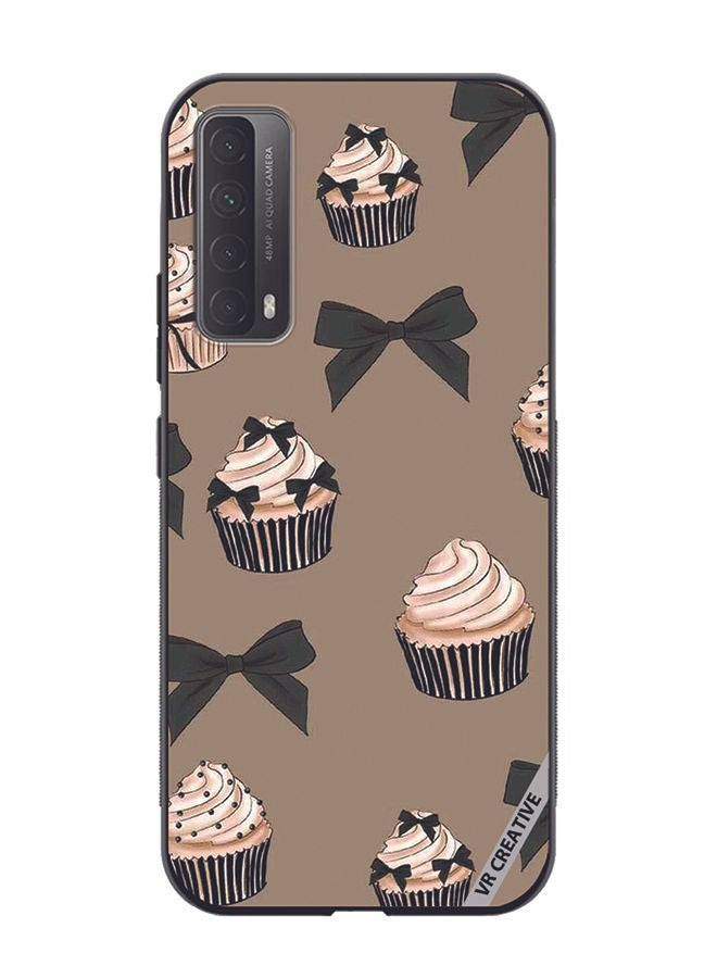 VR CREATIVE Protective Case Cover For Huawei Y7a Cupcakes Design Multicolour - Image 1
