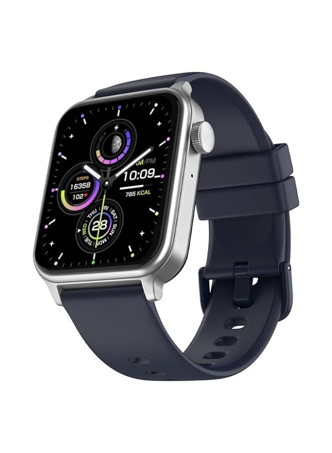 Noise Pulse Hyper Smart Watch with 21 Days Battery, 1.85" Display, AI Watch Faces, 100+ Sports Modes, Health Suite, SpO2 & Heart Rate Monitor, 1ATM Water Resistant(Space Blue) - Image 1