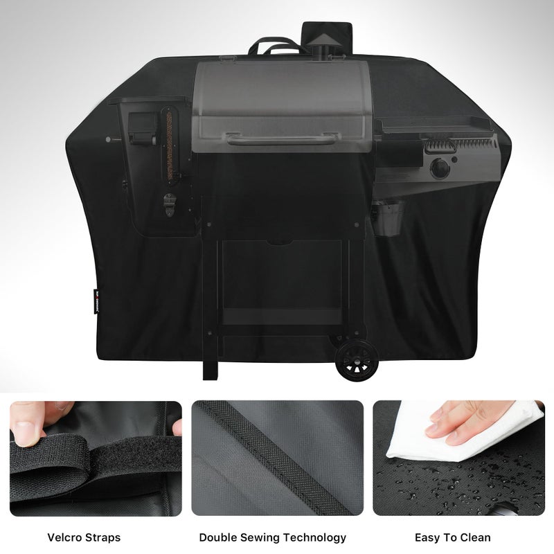 Suphomeware Grill Cover for Camp Chef DLX 24, SmokePro 24, PG24, SG24 Grills, Waterproof and UV Resistant Heavy Duty Grill Cover. - Image 5