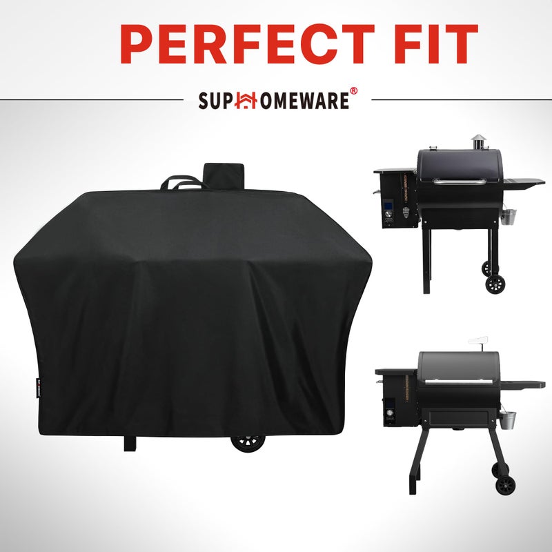 Suphomeware Grill Cover for Camp Chef DLX 24, SmokePro 24, PG24, SG24 Grills, Waterproof and UV Resistant Heavy Duty Grill Cover. - Image 2