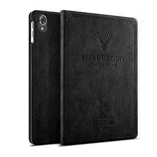 ProElite Deer Flip case Cover for Lenovo Tab M10 FHD Plus 10.3" X606V / TB-X606F / TB-X606X, Black - Image 1