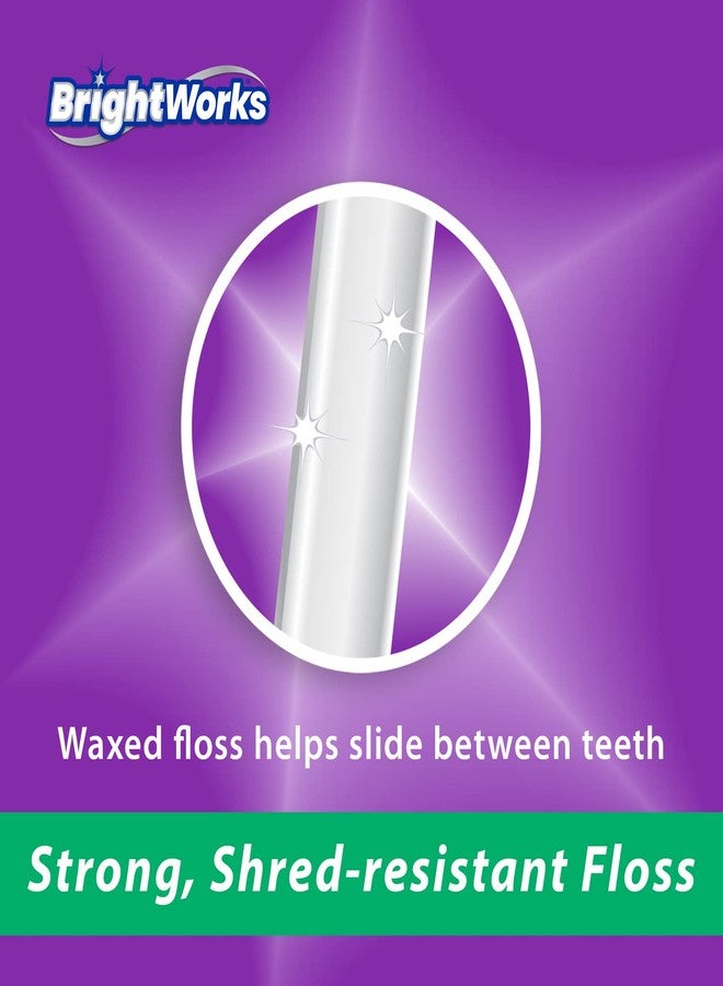 BrightWorks Dental Floss Mint Waxed - 100 Yards (Pack of 4) - Image 4