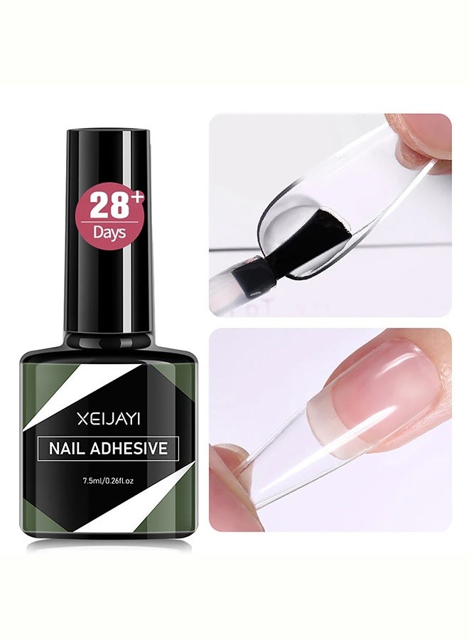 XEIJAYI Nail Adhesive Glue for Press-On Nails, Fake Tips and Nail Decorations Strong Bond Long-Lasting 7.5ml - Image 1