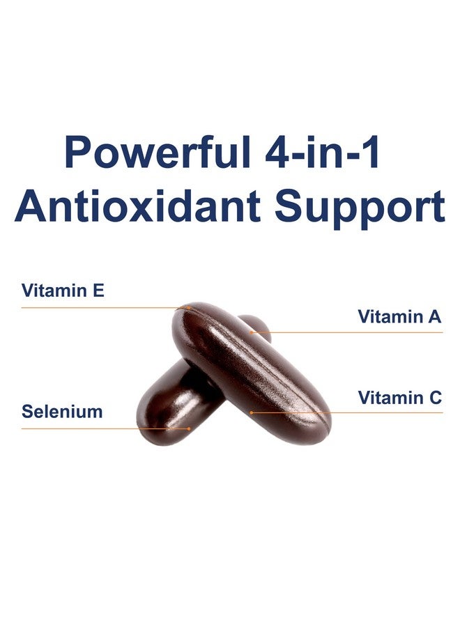 Carlson Carlson - ACES + Zn, Vitamins A, C, E + Selenium & Zinc, Cellular Health & Immune Support, Antioxidant, 180 Softgels  - Image 4