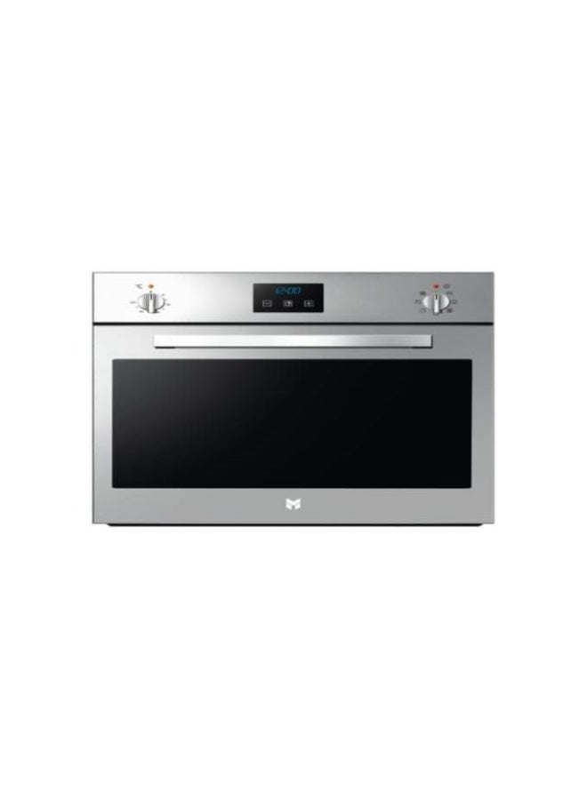 MENEGHETTI OMGG-D65-C-XL-T-LI, Built-in Gas Oven, 90 cm, 91 Liters, Gas Grill, Digital Display - Image 2