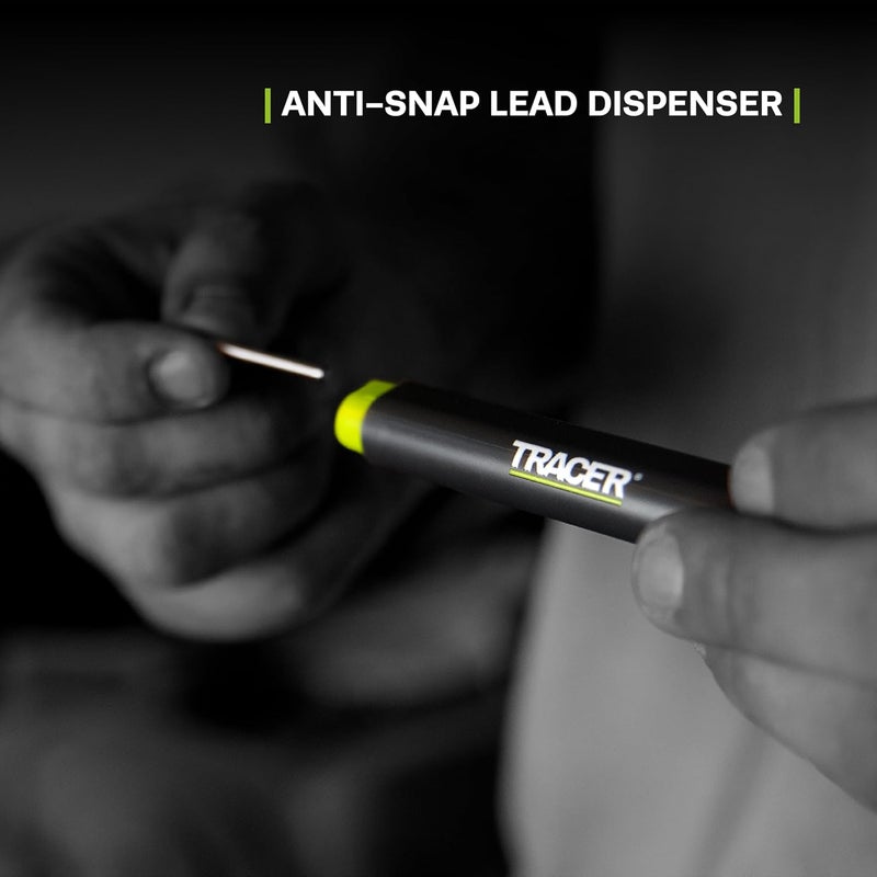 Tracer 2.8mm Carbide Tipped Lead 3-Pack with Anti-Snap Case - Lead Refill for Mechanical Pencil to Mark Wood, Metal, Ceramic, Glass, Woodworking and Carpenter Pencil Tool Use - ALPC1 - Image 4