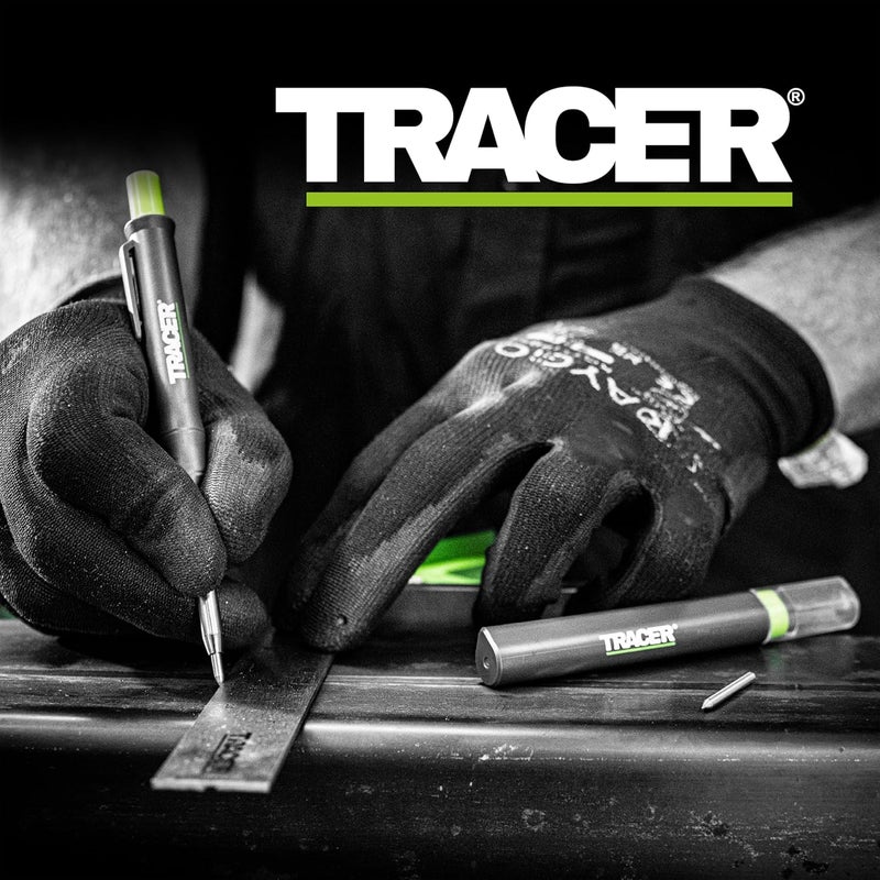 Tracer 2.8mm Carbide Tipped Lead 3-Pack with Anti-Snap Case - Lead Refill for Mechanical Pencil to Mark Wood, Metal, Ceramic, Glass, Woodworking and Carpenter Pencil Tool Use - ALPC1 - Image 1