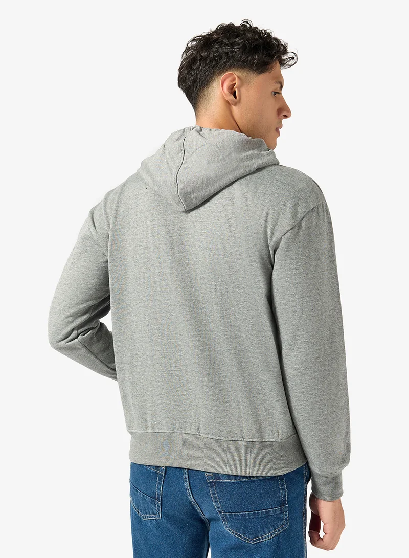 Seventy Five Basics Graphic Print Hoodie