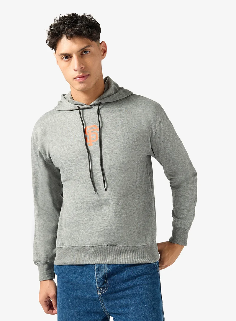 Seventy Five Basics Graphic Print Hoodie