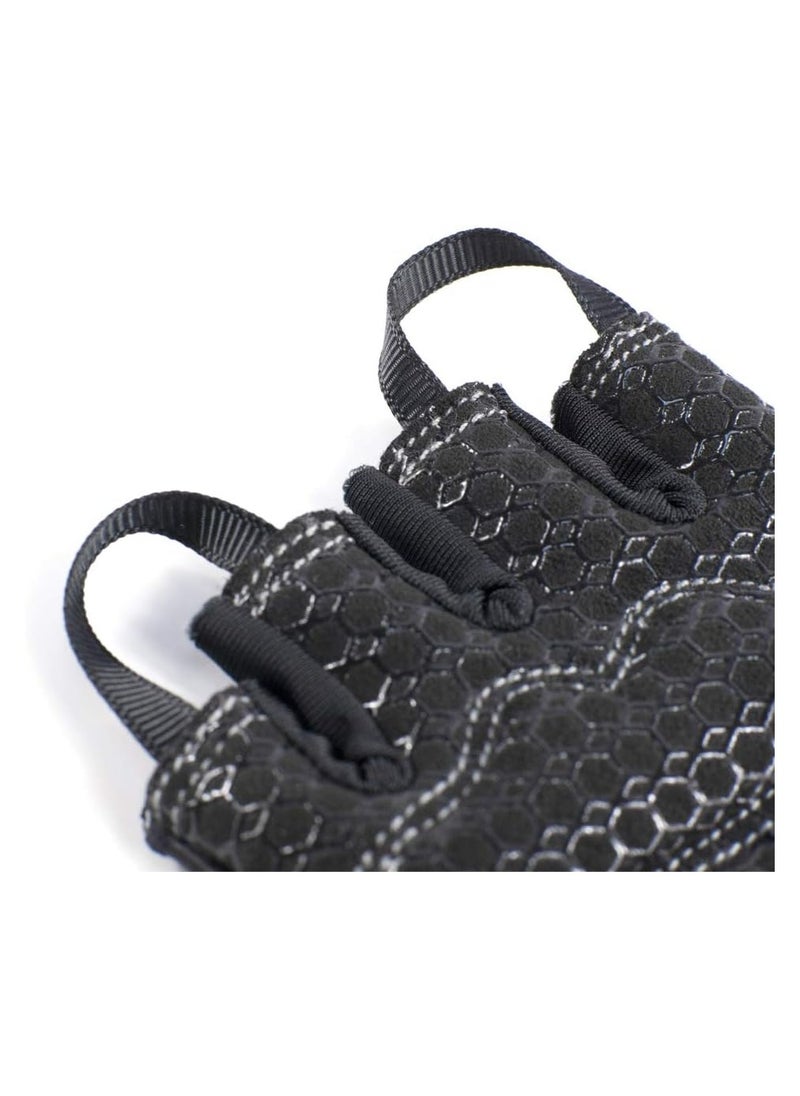BURNLAB - BURNLAB Flex Gym Gloves for Men and Women - Ideal for Weightlifting, Cycling, Crossfit, Offers Good Grip and Soft Padding Black and Red - Image 1