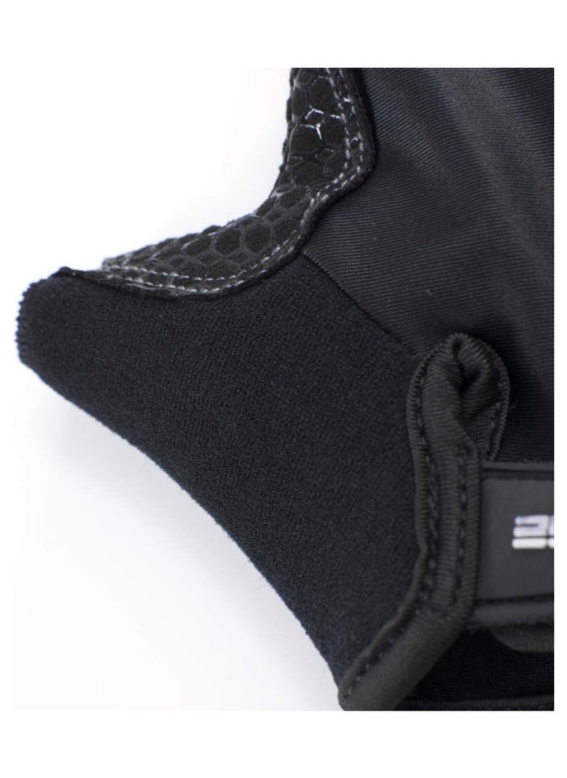 BURNLAB - BURNLAB Flex Gym Gloves for Men and Women - Ideal for Weightlifting, Cycling, Crossfit, Offers Good Grip and Soft Padding Black and Red - Image 1