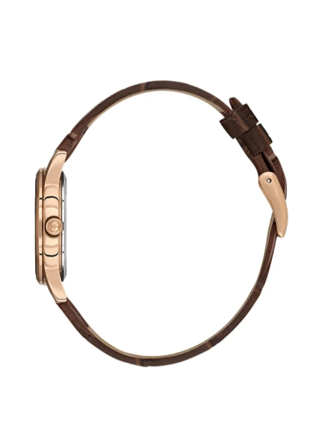 Freelook Paris Freelook - Naturelle Women's Watch | Steel Case | Leather Band | Silver & Round Dial | Analog | Japanese Quartz | Sapphire Crystal | Premium Luxury Watch | Ideal Gift | Water Resistant 50 Meters