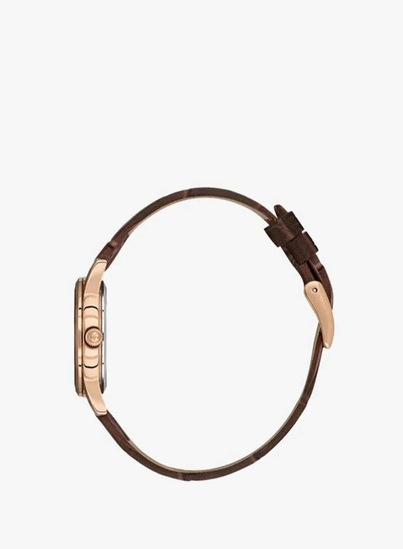 Freelook Paris Freelook - Naturelle Women's Watch | Steel Case | Leather Band | Silver & Round Dial | Analog | Japanese Quartz | Sapphire Crystal | Premium Luxury Watch | Ideal Gift | Water Resistant 50 Meters