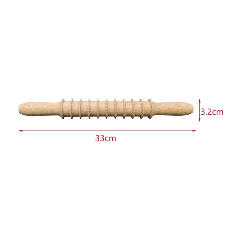 Crega Gua Sha Roller Massager Handheld Deep Tissue Massage Tool for Pain Relief Muscle Relaxation Skin Rejuvenation Lymphatic Drainage for Face Neck Body - Image 4