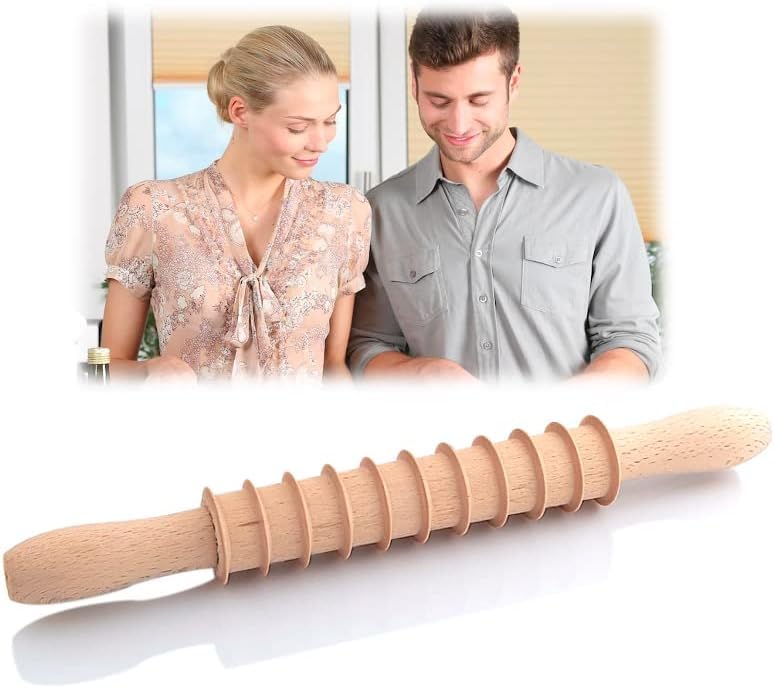 Crega Gua Sha Roller Massager Handheld Deep Tissue Massage Tool for Pain Relief Muscle Relaxation Skin Rejuvenation Lymphatic Drainage for Face Neck Body - Image 5