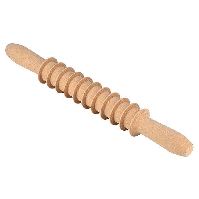 Crega Gua Sha Roller Massager Handheld Deep Tissue Massage Tool for Pain Relief Muscle Relaxation Skin Rejuvenation Lymphatic Drainage for Face Neck Body - Image 1