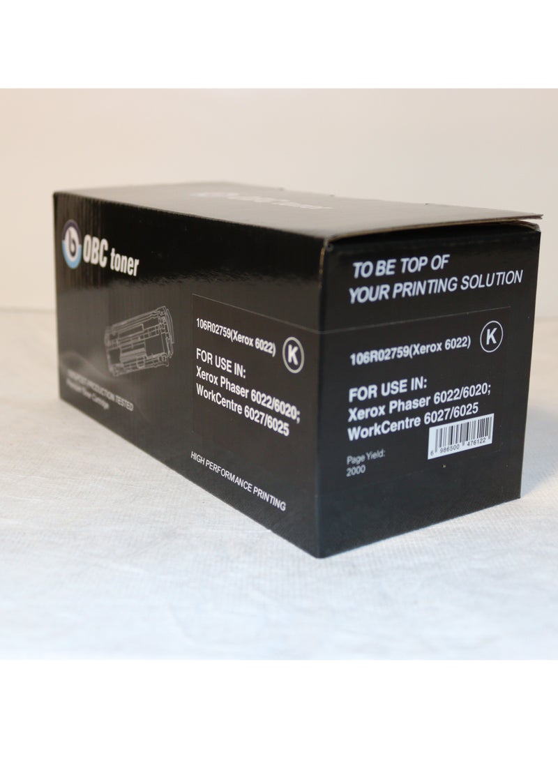 OBC Compatible Black Laser Toner Cartridge Replacement for Xerox 6022 (106R02759) Prints up to 1500 pages in professional quality - Image 3