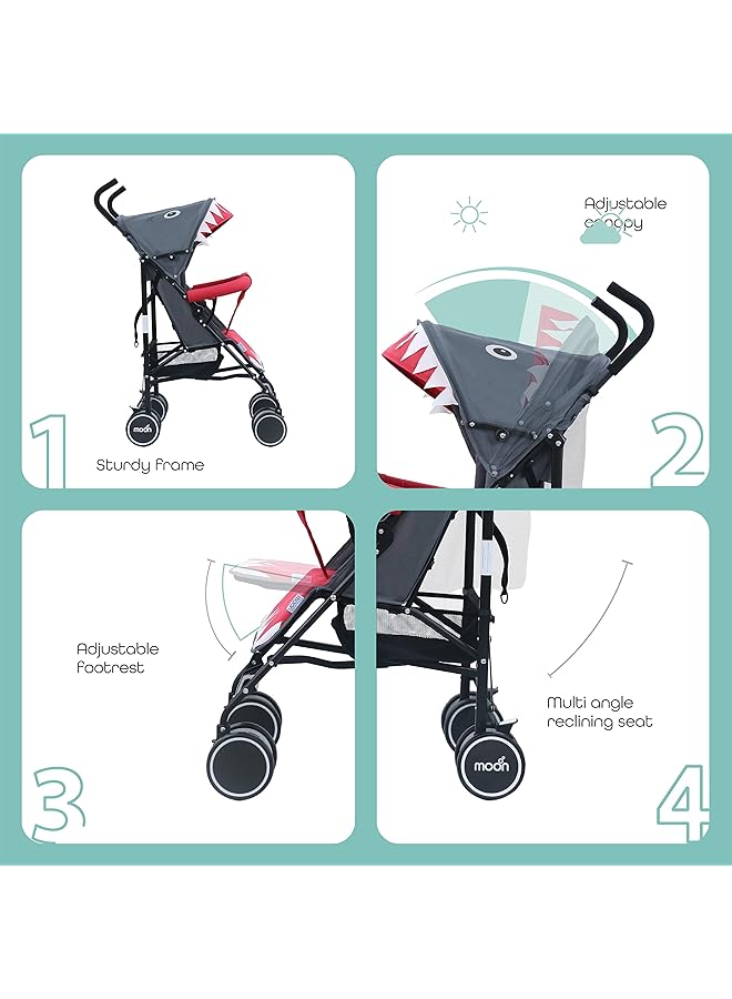 erorex Safari Stroller Character Stripes - Image 3