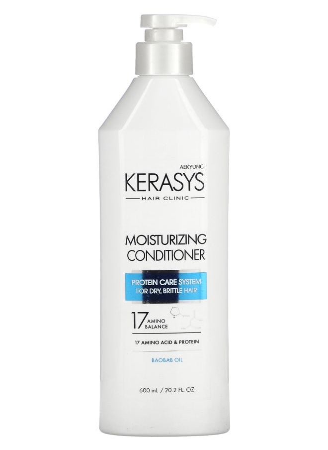 Kerasys Moisturizing Conditioner For Dry Brittle Hair 20.2 fl oz (600 ml) 