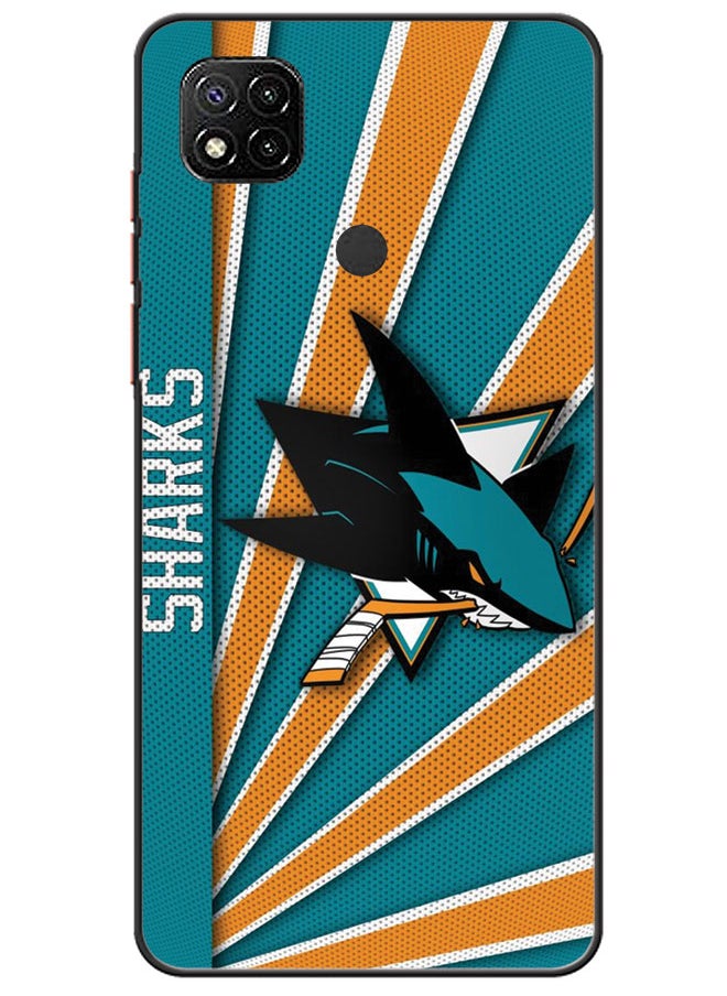 EYE CATCH Protective Case Cover For Xiaomi Redmi 9C Sharks  - Image 1