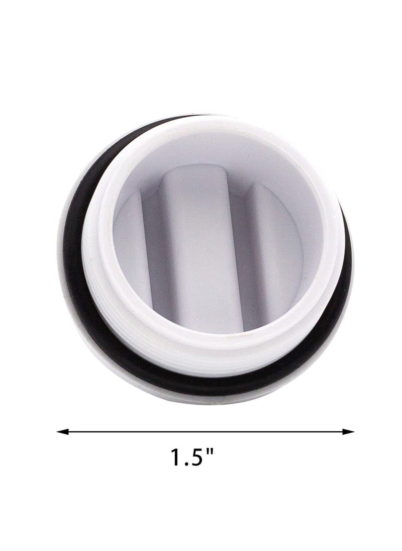 Threaded Winter Pool Plug Caps ,5pcs Swimming Pool Spa Return Line Winterizing Plugs Filter Drain Plug,Pool Threaded Return Plug with O-ring Pool Drain Cover Return Pipe
