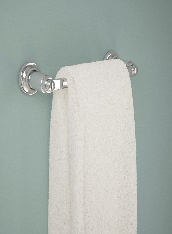 Delta Saylor (1-Pack) 8'' Towel Rack for Bathroom Polished Chrome Towel Bar for Bathroom Wall Hand Towel Holder Rod Wall Mounted Kitchen Towel Holder 73508 - Image 2