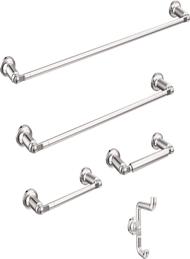 Delta Saylor (1-Pack) 8'' Towel Rack for Bathroom Polished Chrome Towel Bar for Bathroom Wall Hand Towel Holder Rod Wall Mounted Kitchen Towel Holder 73508 - Image 3