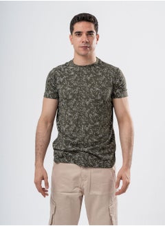 Arafa Shapes Printed Men's Short Sleeve cotton  T-shirt 