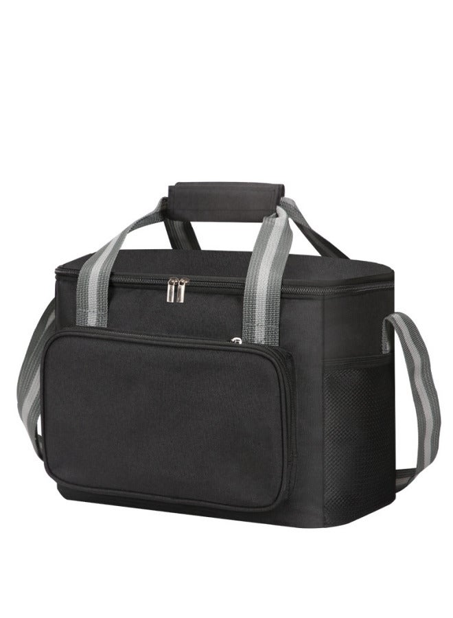 XiuWoo Large Capacity Lunch Bag Thickened Outdoor Oxford Cloth Thermal Insulation and Cold Insulation , 15L , 31*19*23 CM - Image 1