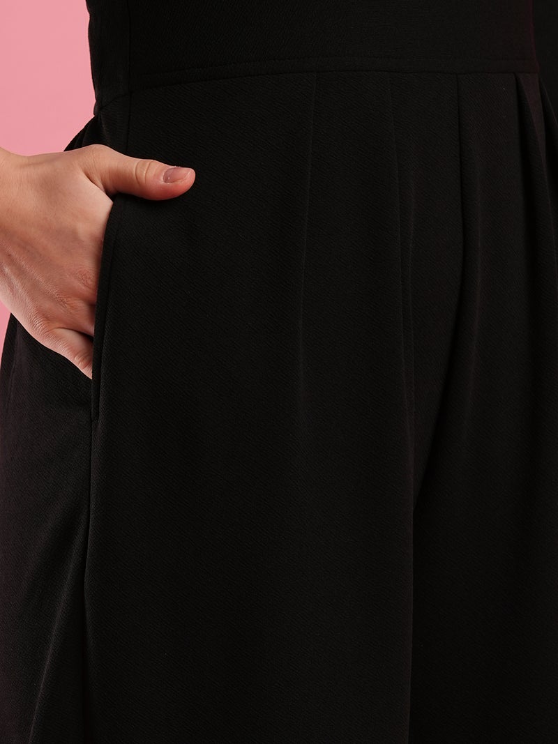 globus Globus Women V-Neck Cut-Out Detail Basic Jumpsuit  - Image 5