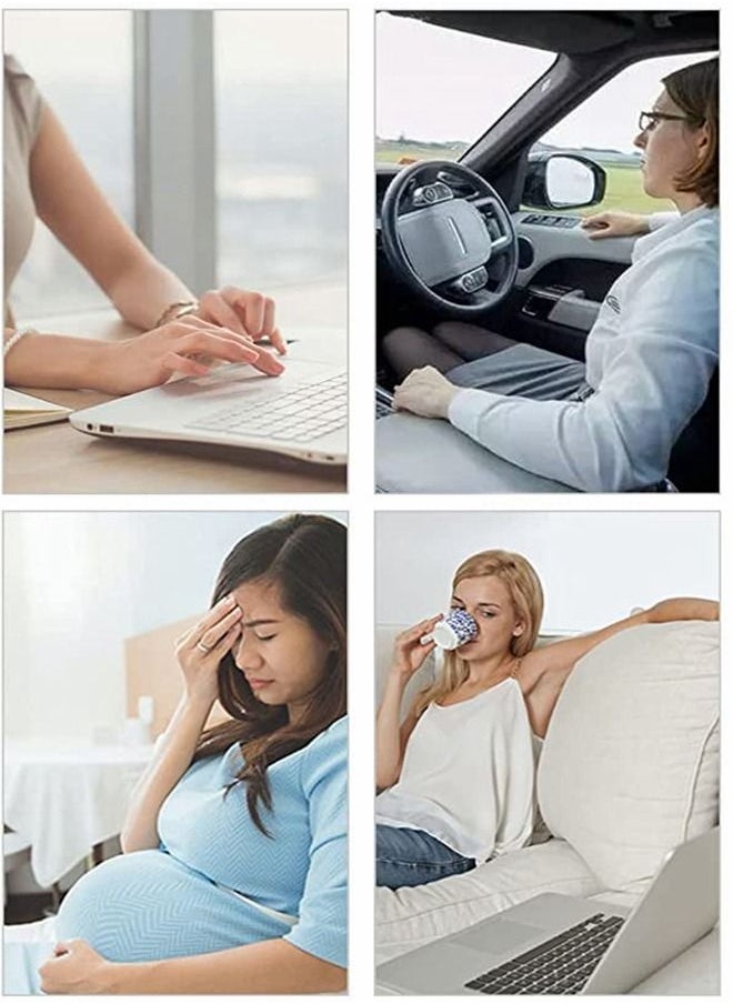 HomarKet - 2-Piece Multipurpose Memory Foam Seat Cushion and Lumbar Support Pillow Set - Image 1