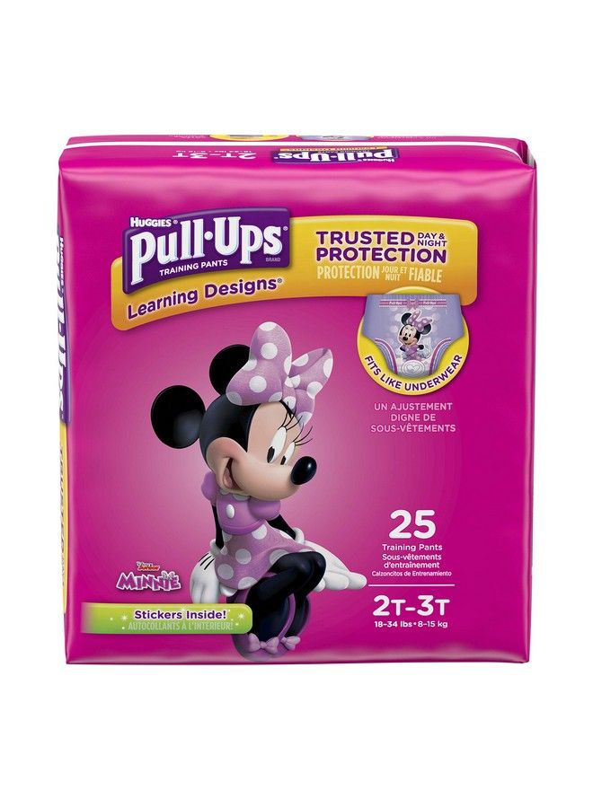 Pull-Ups Learning Designs For Girls Potty Training Pants 2T3T (1834 Lbs.) 25 Ct. (Packaging May Vary) - Image 1