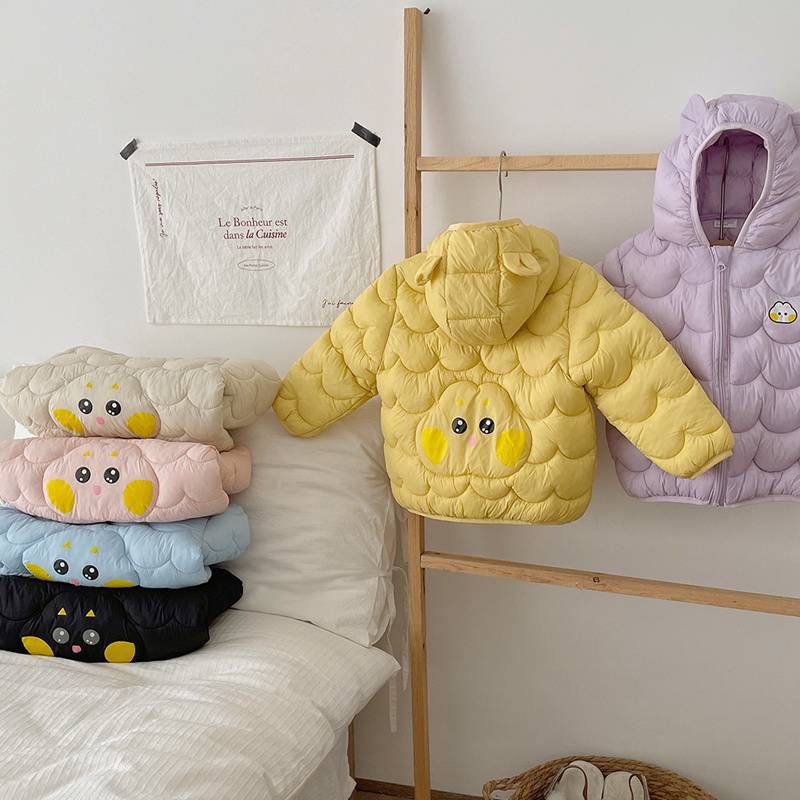 Children'S Light Down Cotton-Padded Coat Baby'S Cotton-Padded Coat For Boys And Girls Winter Clothes Children'S Hooded Coat New - Image 2