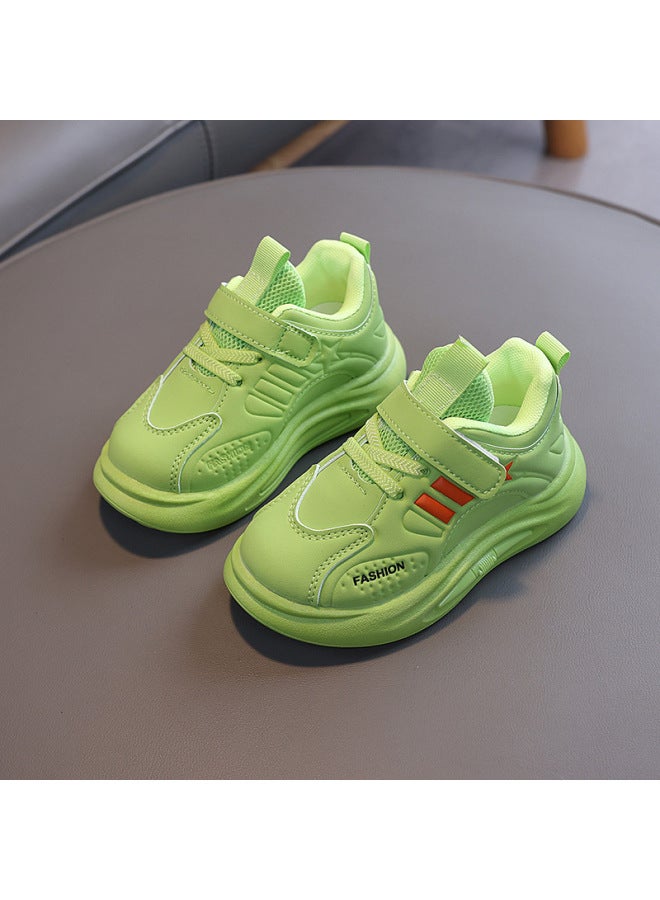 Spring Children's Soft Soled Sports Shoes Boys' Non-slip Breathable Small Sneakers Girls' Baby Velcro Toddler Shoes