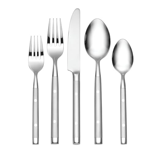 Hampton Forge Hampton Signature – Shangrila – 20 Piece Flatware Set, Service for 4,Silver - Image 1