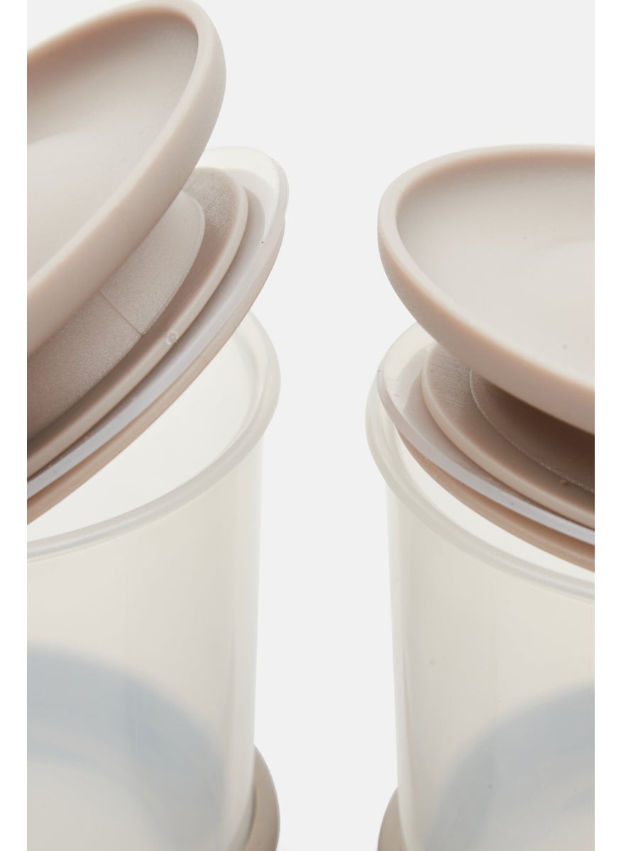 Muy Mucho 3 Pack Dispensers 180 ml, Grey  - Image 3