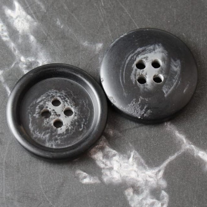 Buttons, Decorative Buttons, 10pcs Coat Windbreaker Resin Buttons Shirt Hand-Sewn Four-Eye Button Jacket Suit Decorative Button (Color : 10pcs S15, Size : 23mm) - Image 1