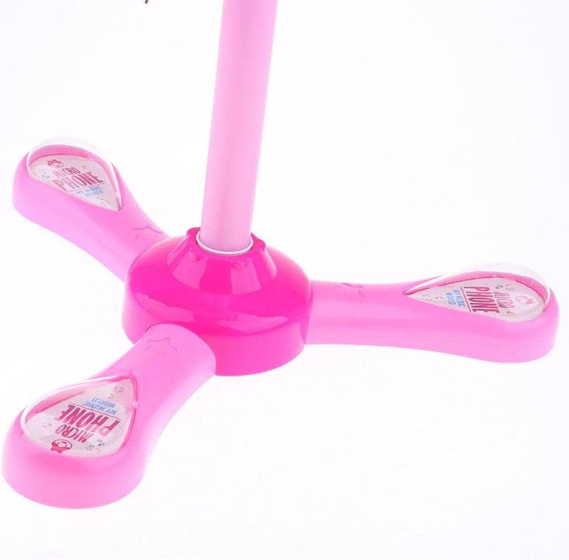 klarako Karaoke Microphone Singing Machine for Kids Girls 3 4 5 6 Year Old Pink, as described - Image 1