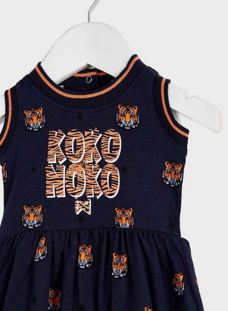 koko noko Kids Printed Dress