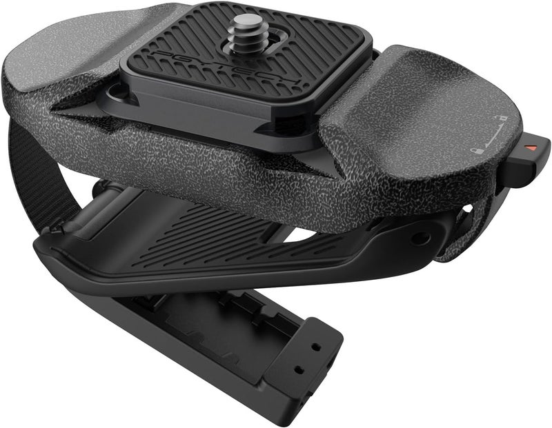 PGYTECH Beetle Camera Clip V2 with Plate, Quick Release Camera Backpack Clip, Arca-Swiss Compatible, SnapLock System for Sony/Nikon/Fuji/DSLR Cameras, Instant Mounting & Hands-Free, Black - Image 1