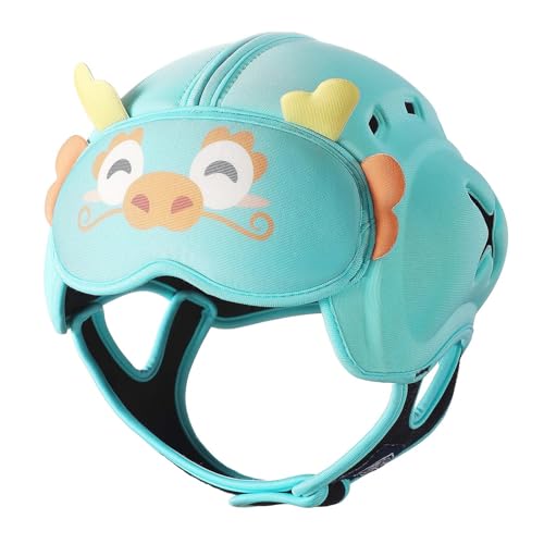 Lurui MamboBaby Safety Helmet for Crawling & Walking - Ultra Lightweight Adjustable Infant Head Protector 10-24 Months, Breathable Anti-Collision Soft Helmet with Secure Fit Design - Image 1