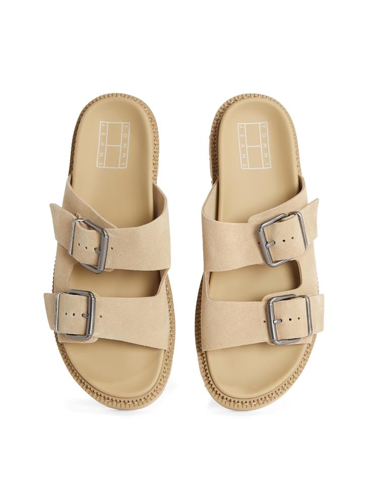 TOMMY JEANS DOUBLE STRAP SUEDE SANDALS  - Image 5