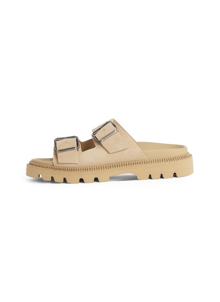 TOMMY JEANS DOUBLE STRAP SUEDE SANDALS  - Image 2