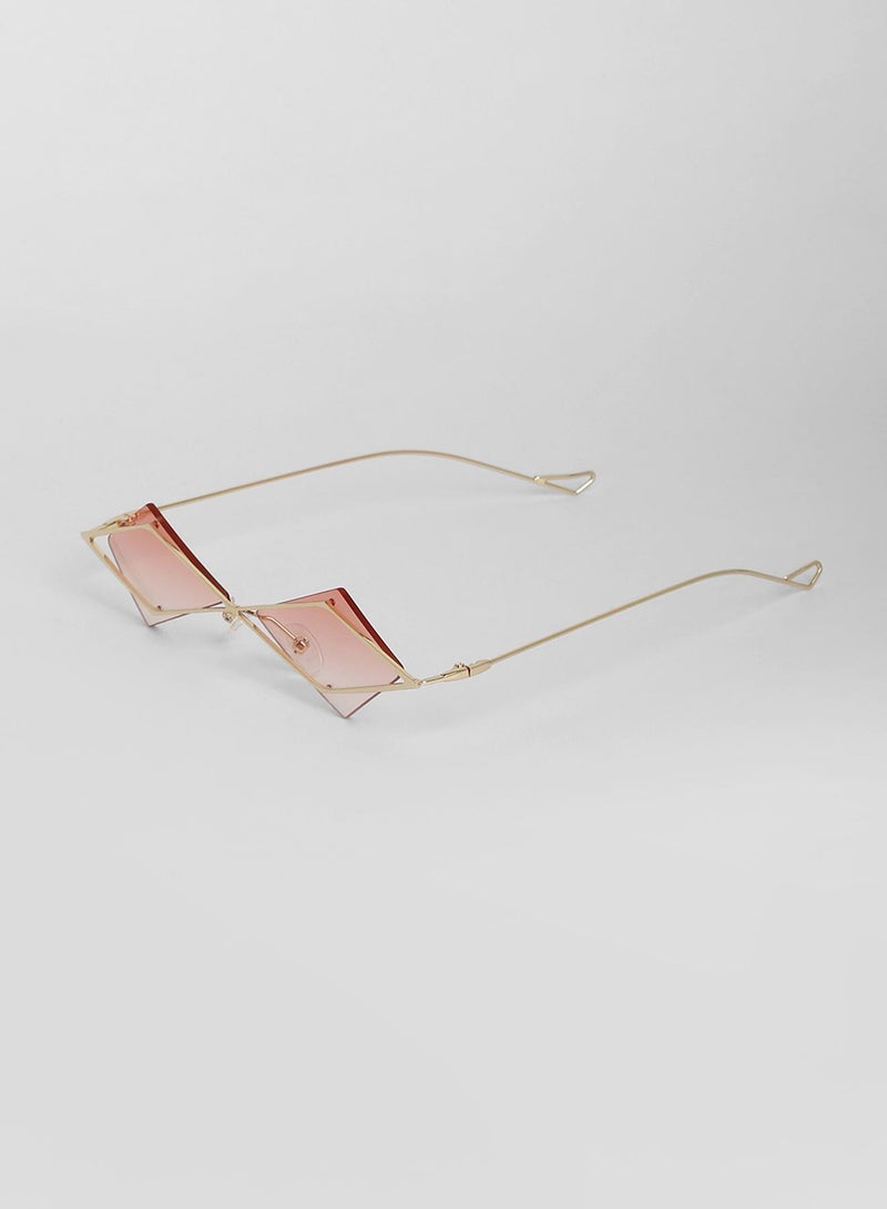 Haute Sauce The Diamond Geometrical Sunglasses - Image 5