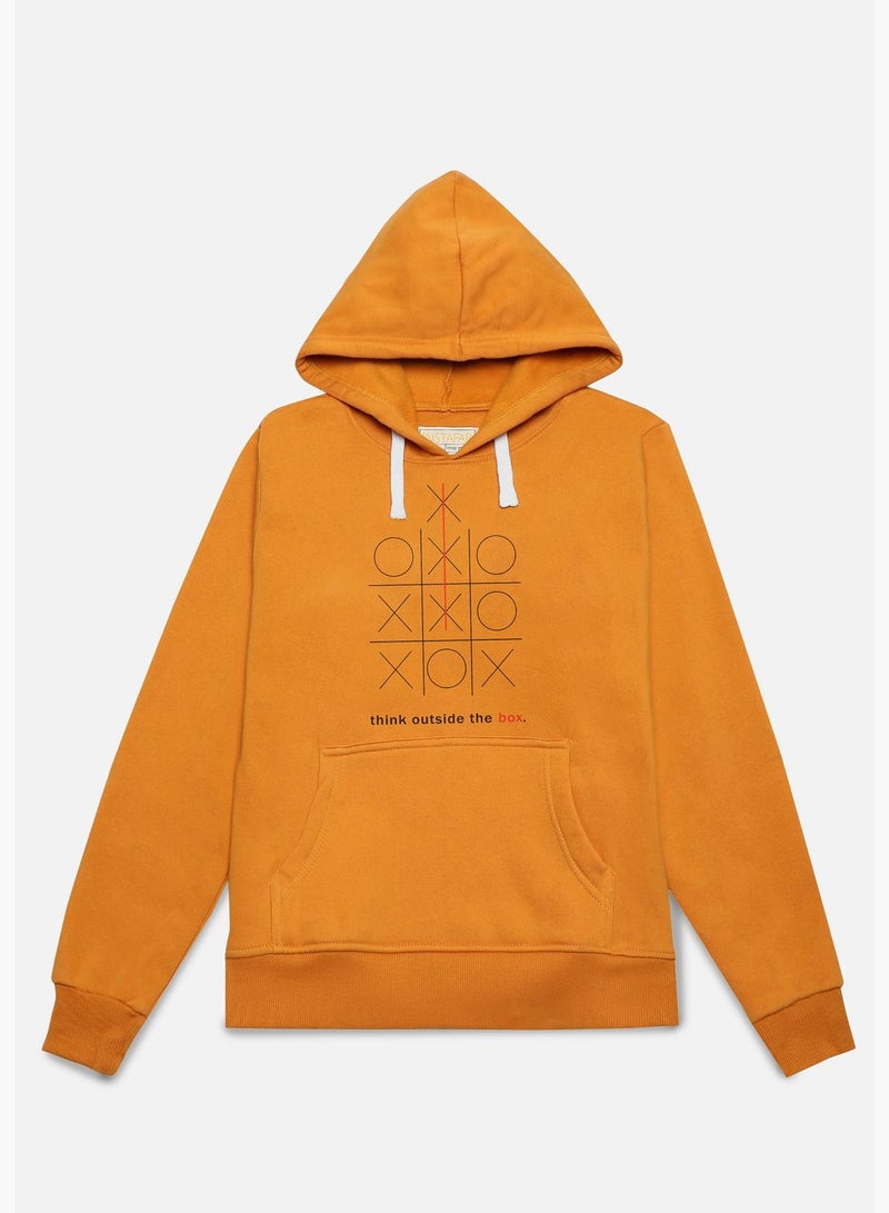 Instafab Front Pocket Printed Hoodie - Image 2