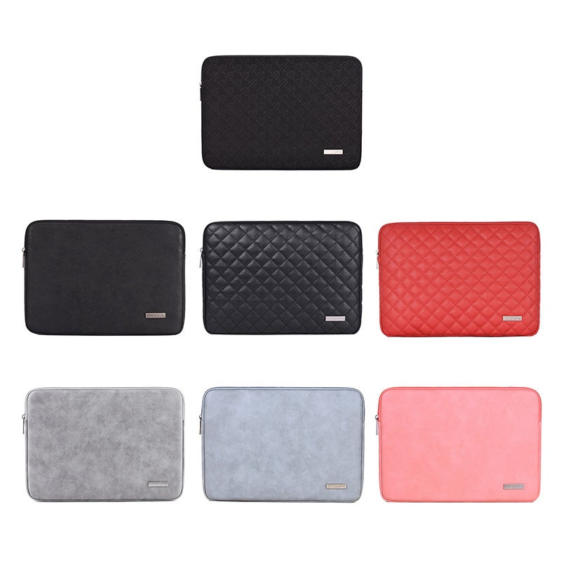 Notebook Protective Case Imitation Leather Pu Computer Bag 17 Inch Computer Liner Bag - Image 3