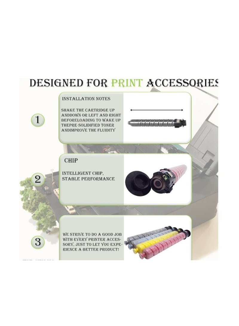 Terabyte Compatible RICOH MPC4504/4503/4003/6003/6503 Copier Cartridges Compatible with MP C4503 5503 6003 4504 6004 MPC4503 MPC5503 MPC6003 MPC4504 MPC6004 MPC 4503 - Image 3