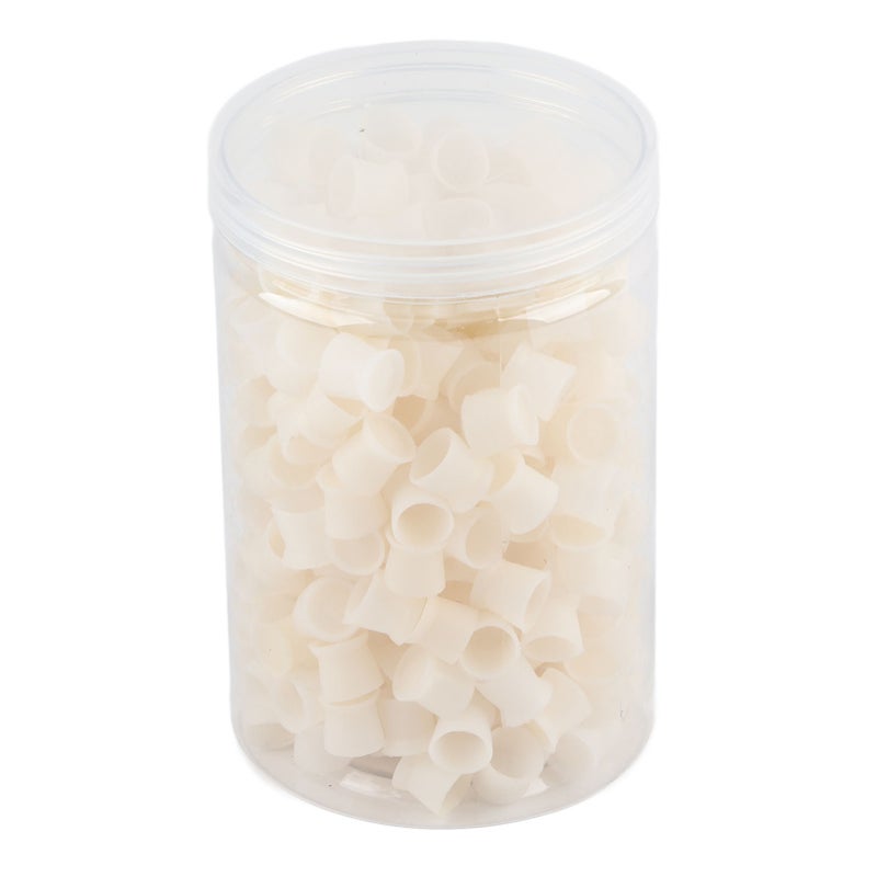 300pcs Tattoo Ink Pigment Cup Disposable Silicone Eyebrow Lip Eyes Tattoo Pigment CupWhite - Image 5