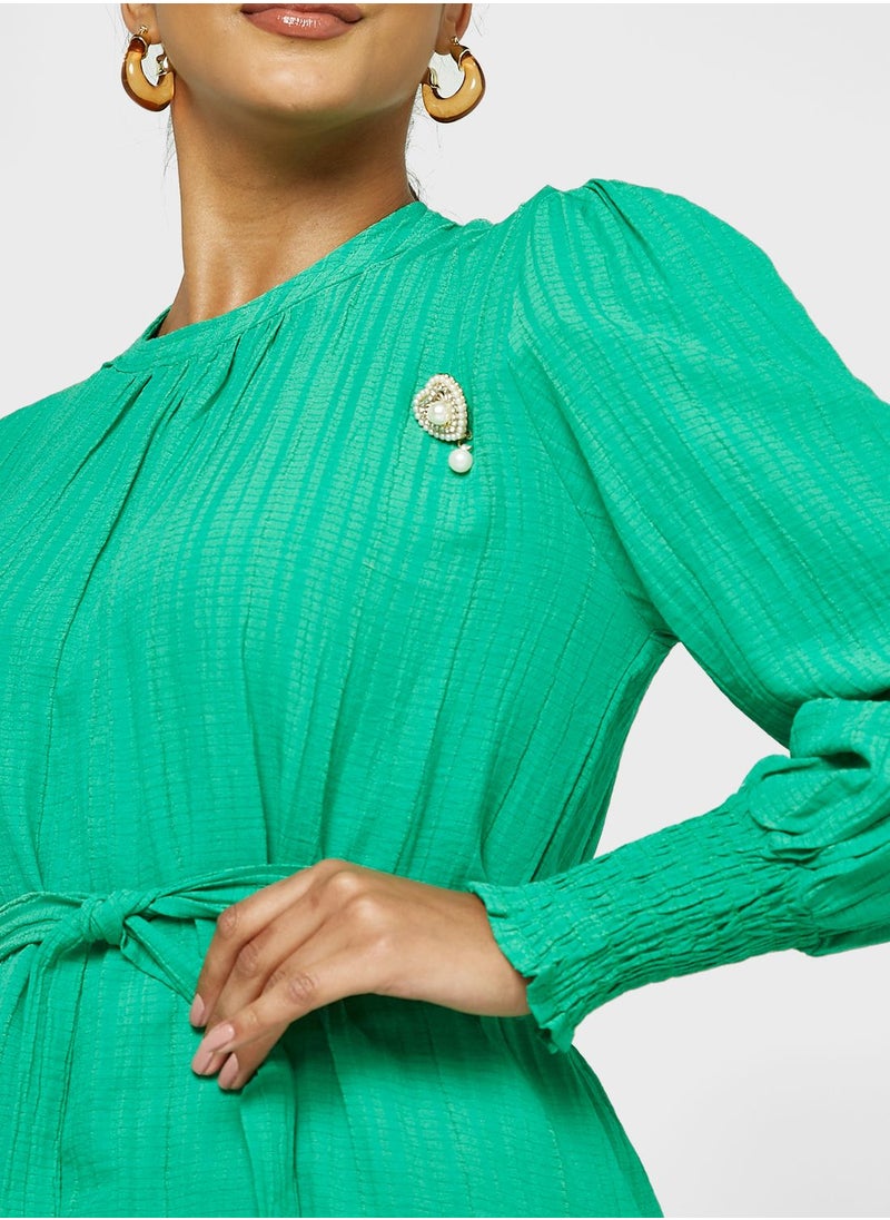 Khizana - Embroidered Detail Tunic - Image 1