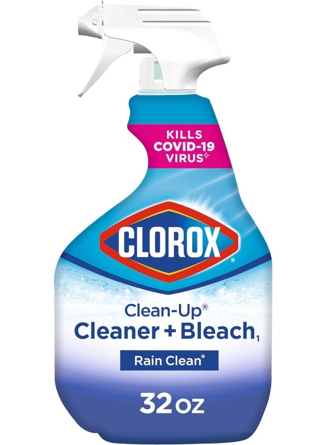 Clorox Clean-Up All Purpose Cleaner With Bleach Rain Clean Spray Bottle Blue - Image 1